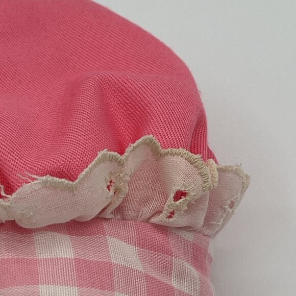 Vintage Fisher Price Cholly Dolly Blue White Checkered Boy Doll Rattle 1977 12” - Picture 7 of 12